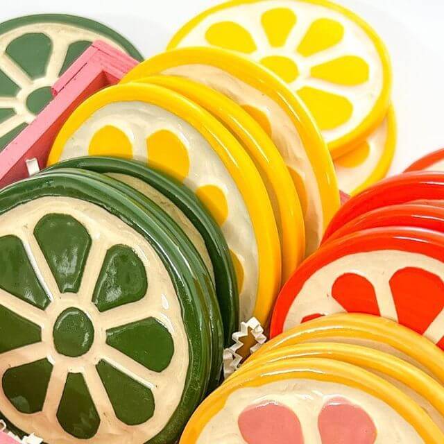 Citrus Slice Coasters