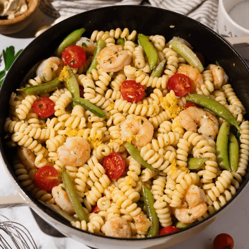 Lemon Shrimp Pasta