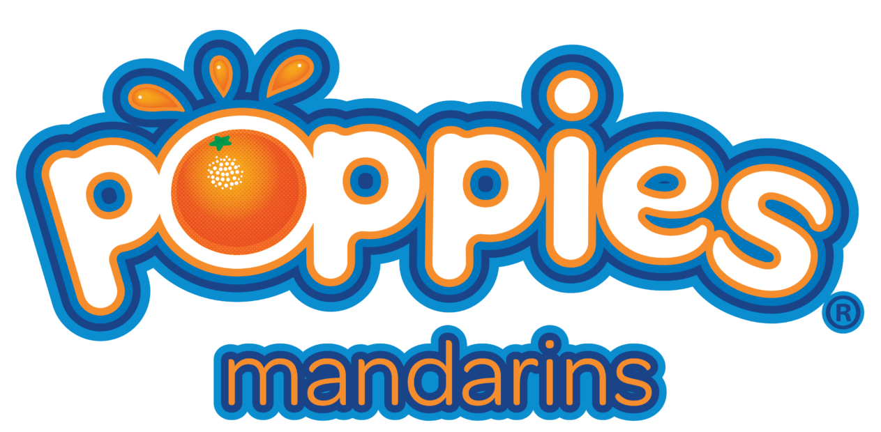 Poppies Lockup mandarinswhite