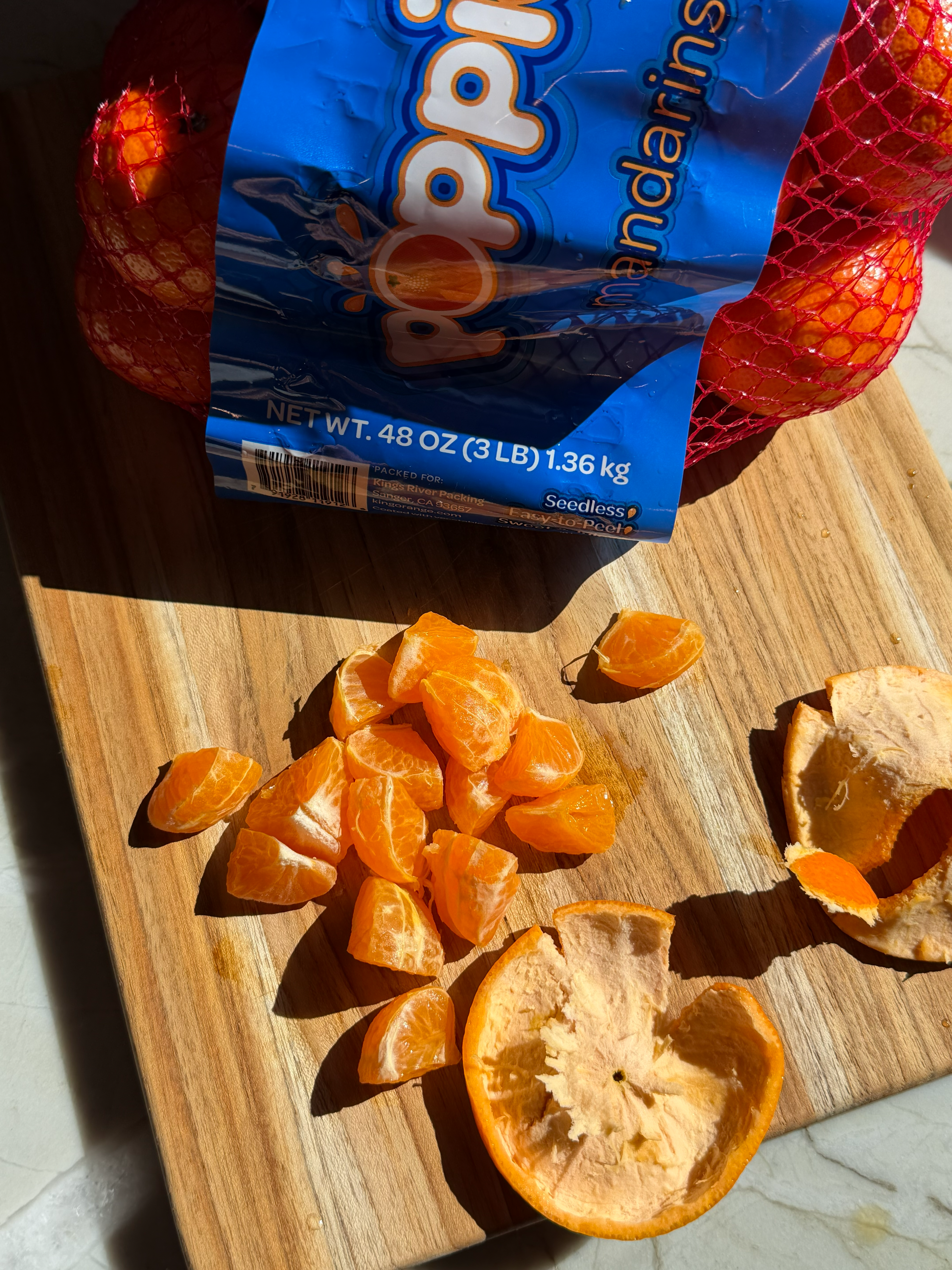 Mandarin Peeling Hack