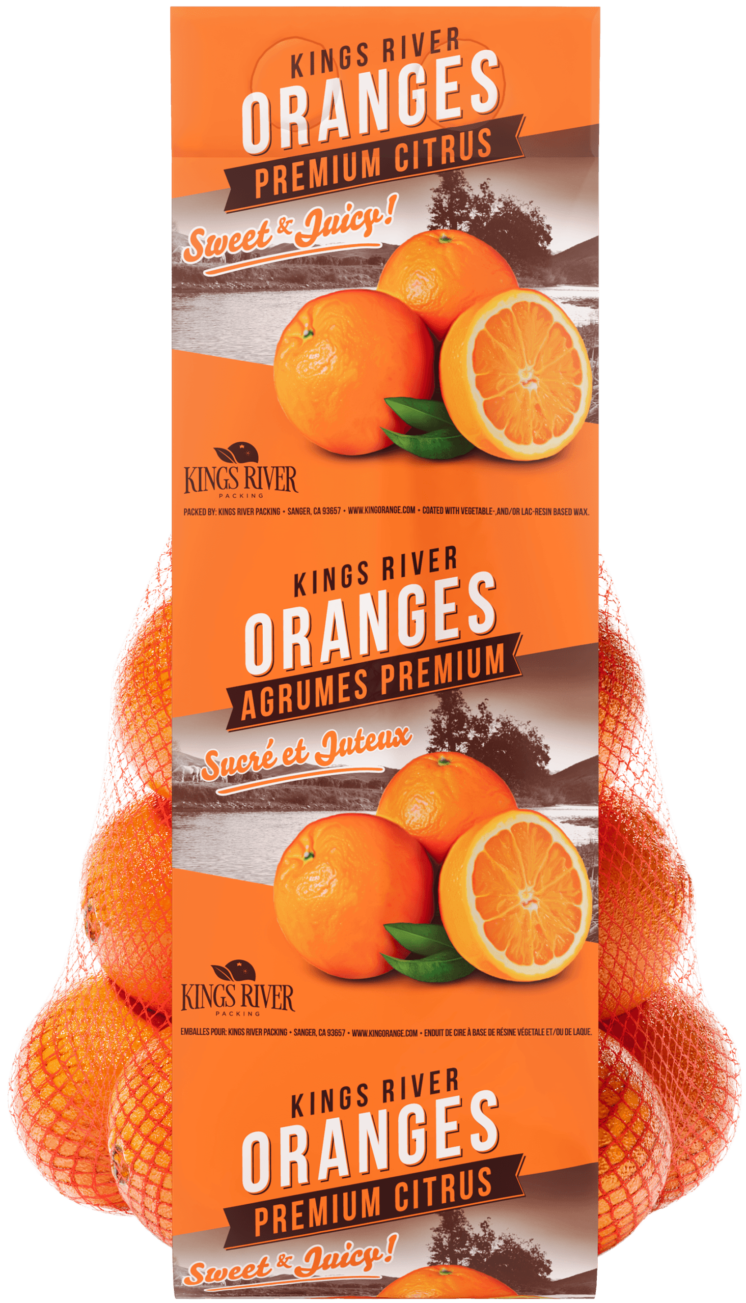 ORANGES Giro Bag Repeating Transparent